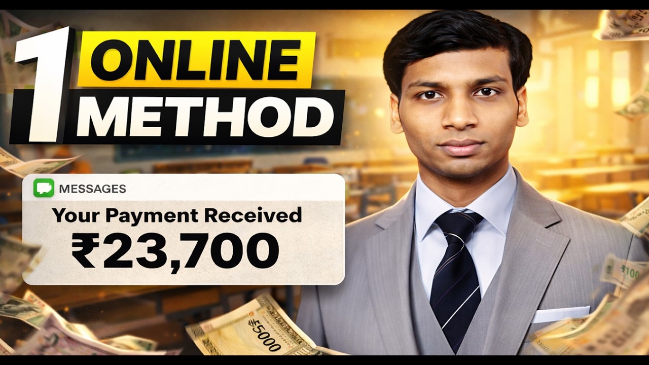 I Tried 1 Ways to Online Earn as a student & Part time | Excel Income 23700 per week #excel