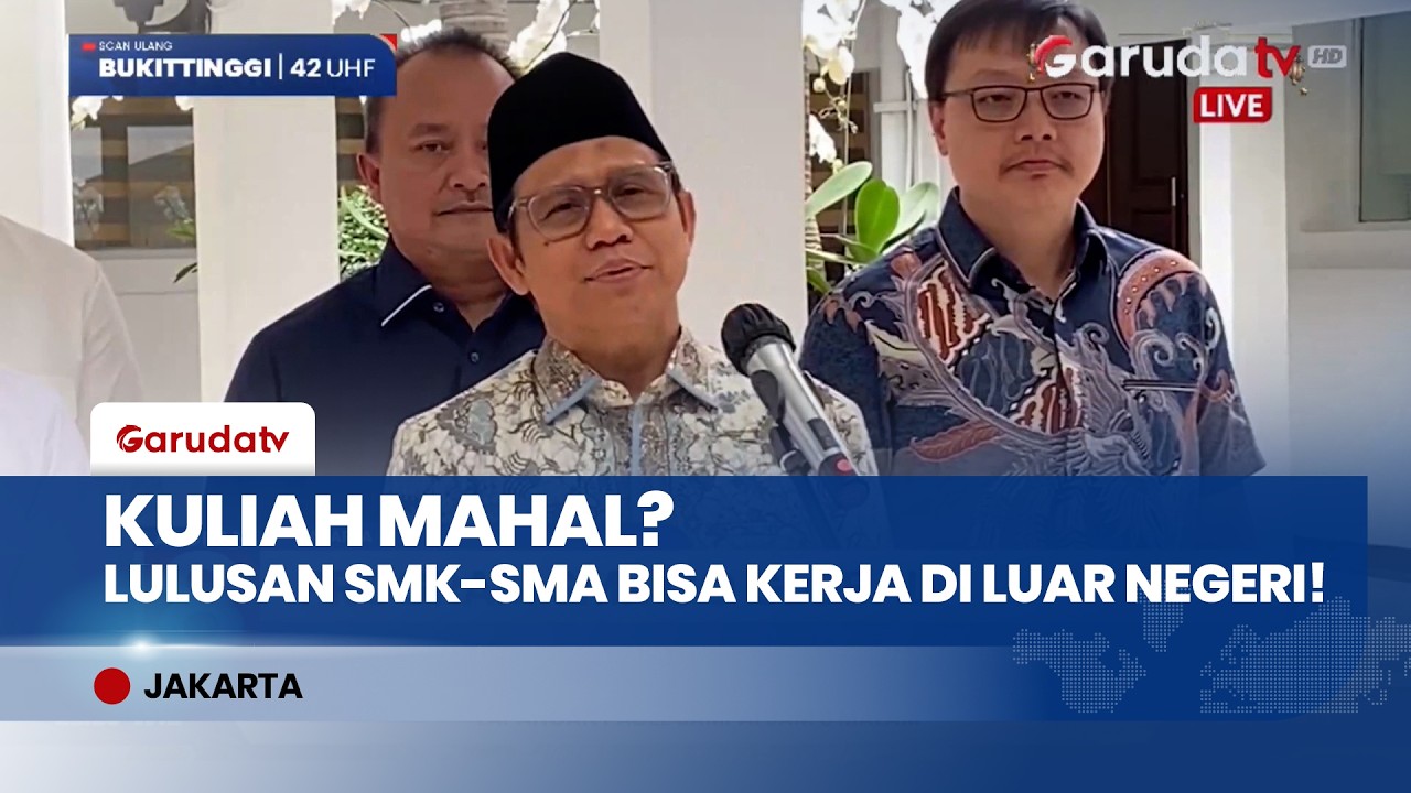 SMK GO GLOBAL! Cak Imin Siap Kirim 500 Ribu Lulusan SMK dengan Skill  Terampil ke Luar Negeri