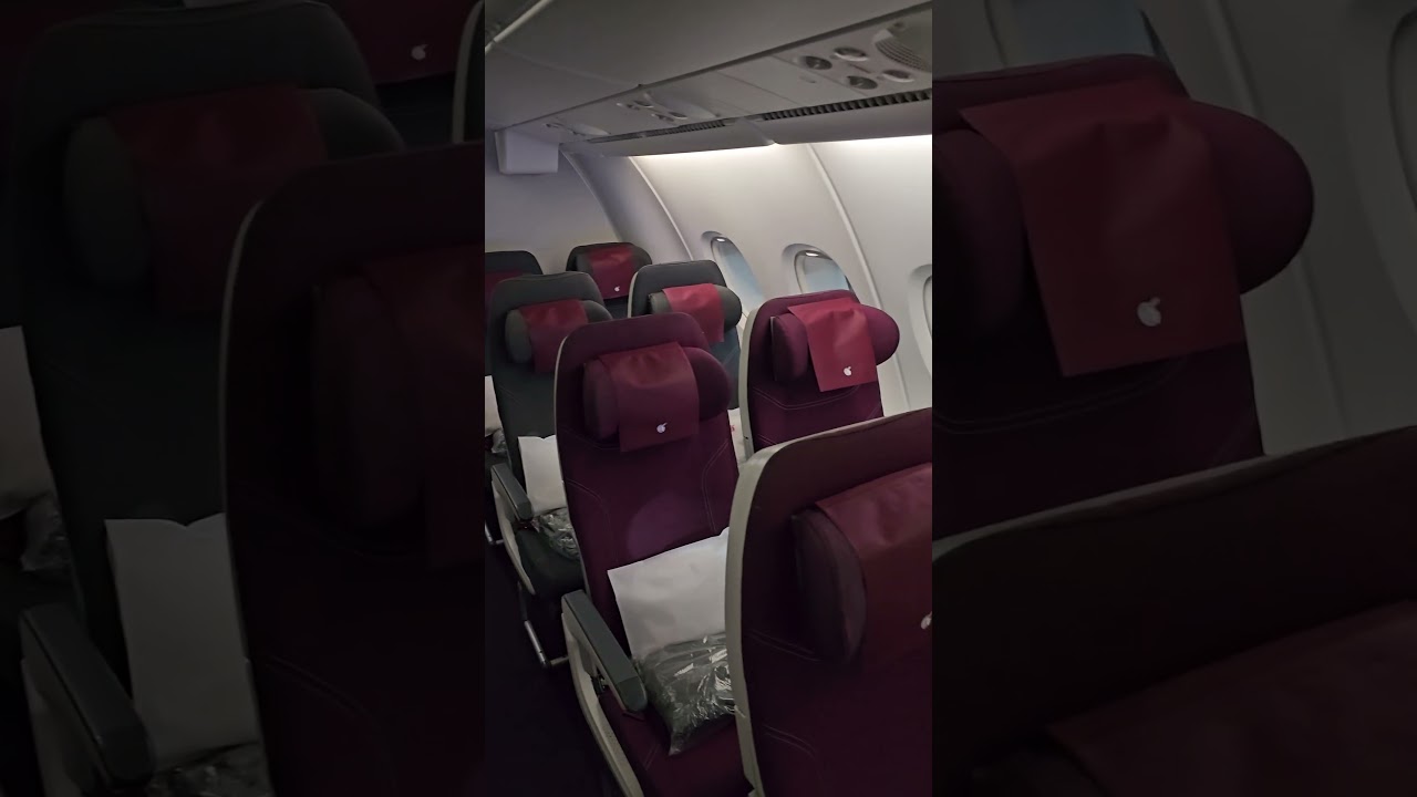 Best Economy seats in the house! Row 25 Qatar Airways A380-800  #economy #shorts @qatarairways