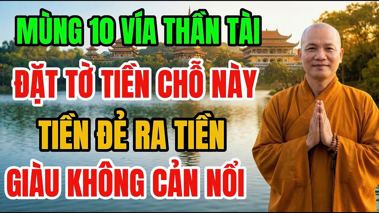 Đúng Mùng 10 Vía Thần Tài: Đặt Tờ Tiền Vào Chỗ Này, Cả Năm Tiền Đẻ Ra Tiền, giàu không cản nổi.