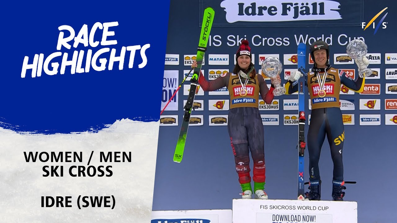 Thompson and D. Mobaerg are Ski Cross Queen and King | FIS Freestyle Skiing World Cup 23-24