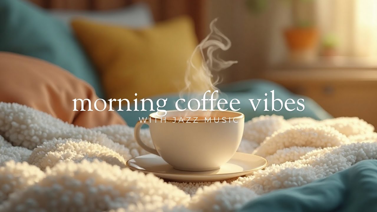 relaxing morning coffee vibes with relaxing jazz music- best for relaxing, studying and working