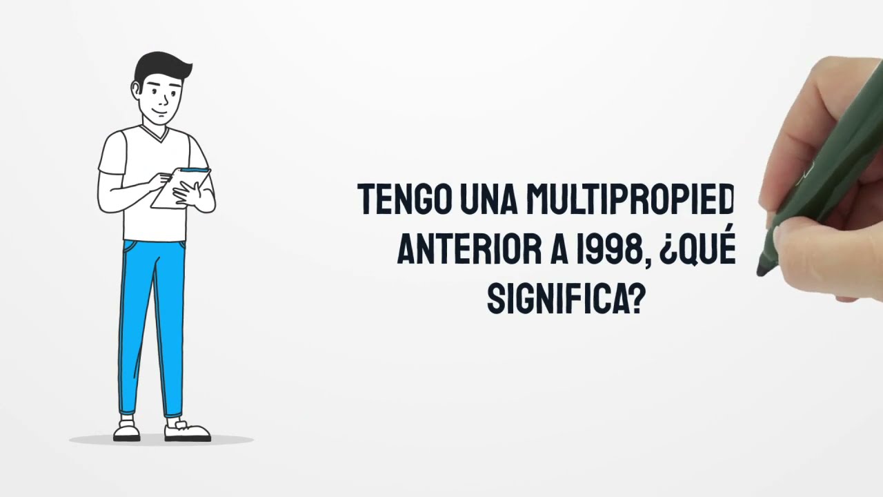 La multipropiedad anterior a 1998 - explicado en 2 minutos