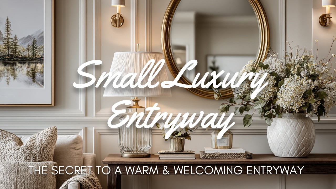 🤍 Small Luxury Entryway : The Secret to a Warm & Welcoming Entryway