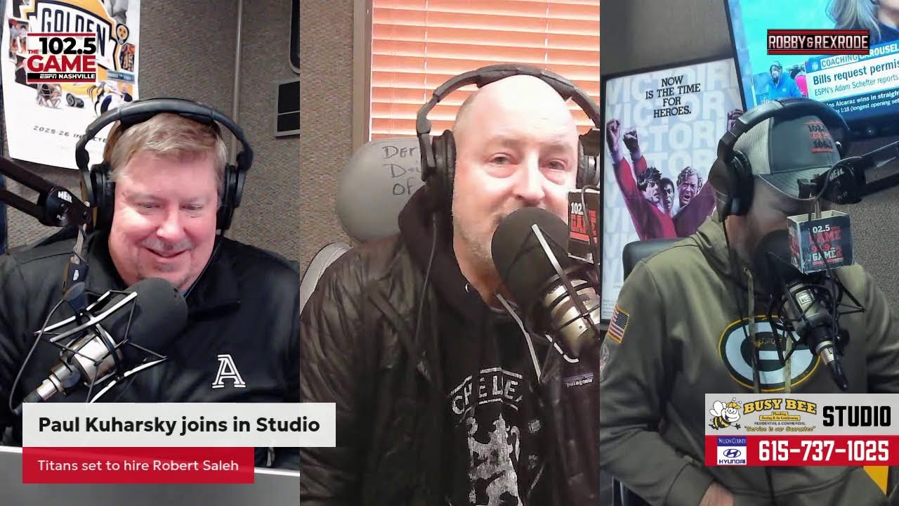LIVE Robby & Rexrode: Paul Kuharsky Wednesday Talking Titans
