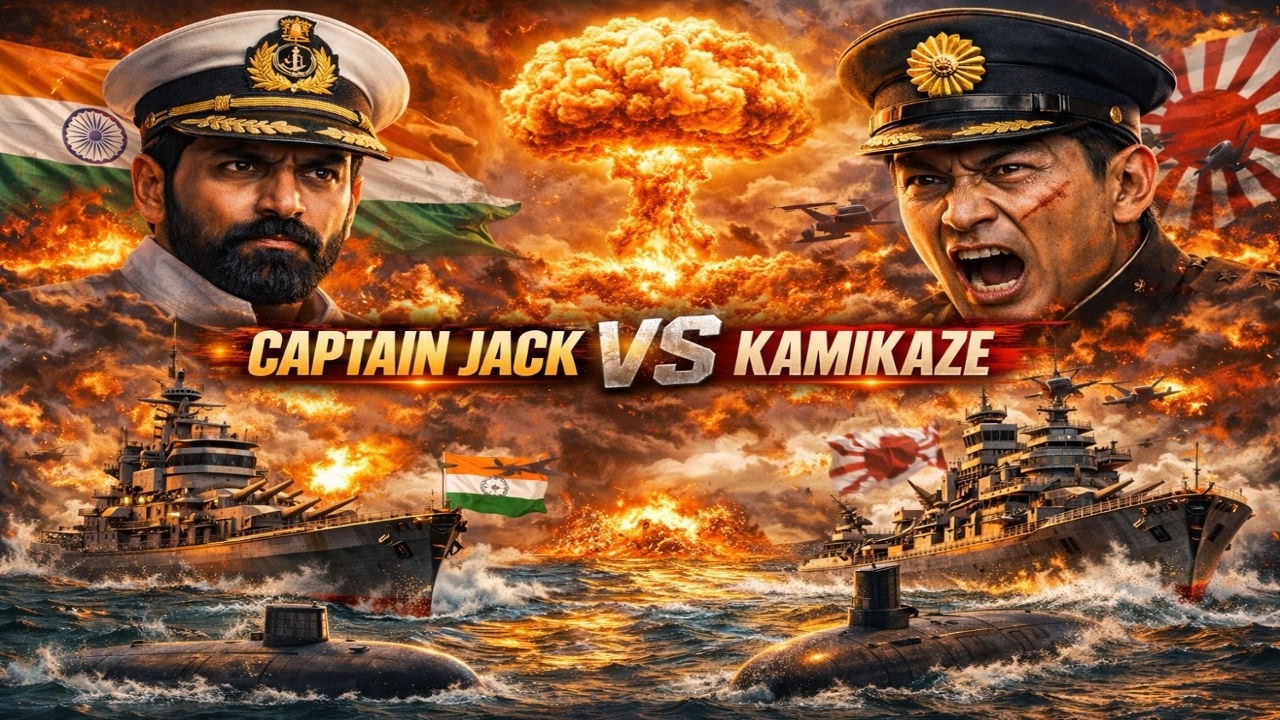 Captain Jack vs The Kamikaze – Nuclear Naval Battle That Shocked the Ocean