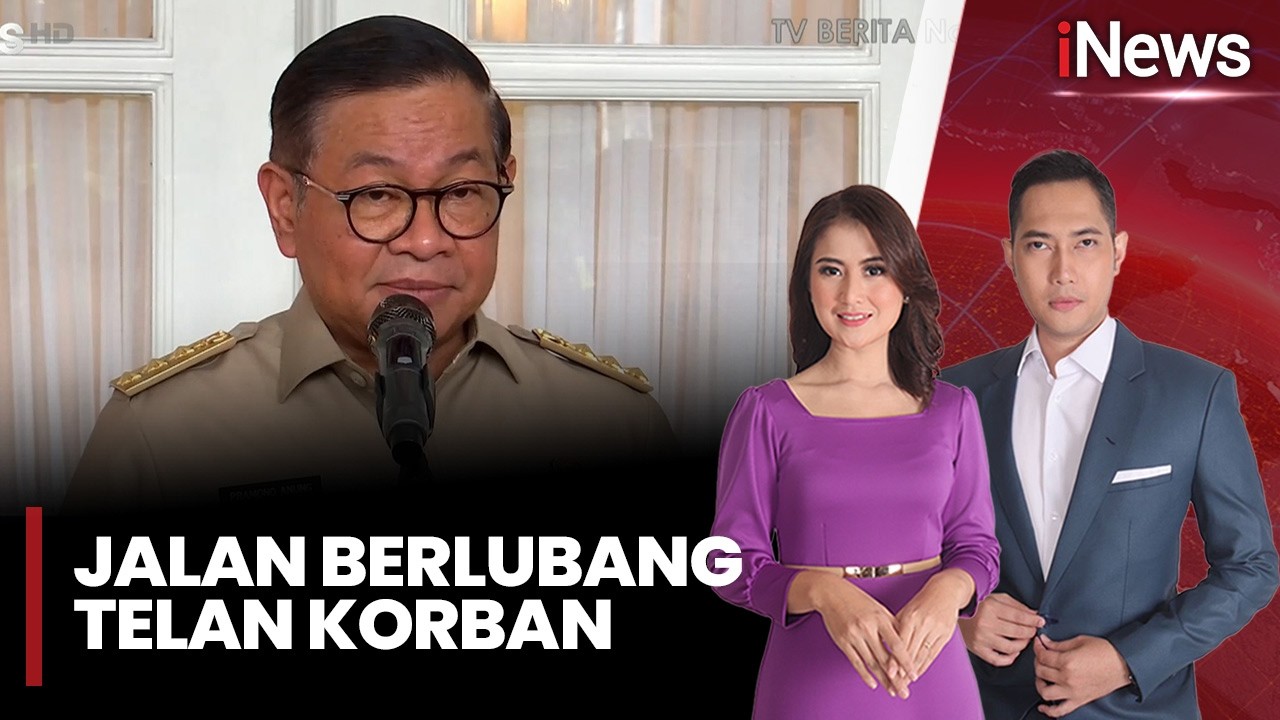 Jalan Berlubang Makan Korban, Gubernur Jakarta Perintahkan Penambalan Jalan | iNews Sore (10/02)