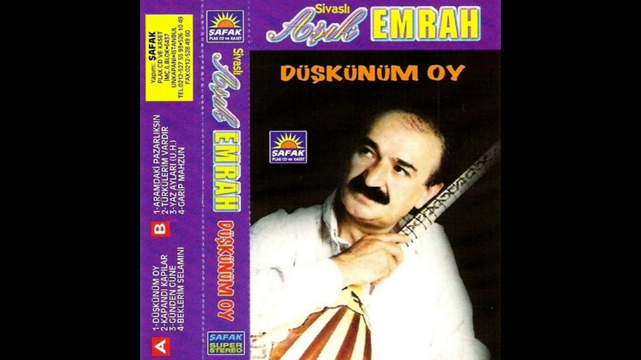 AŞIK EMRAH - G&Ouml;N&Uuml;L &Ccedil;ALAMAZSIN AŞKIN SAZINI
