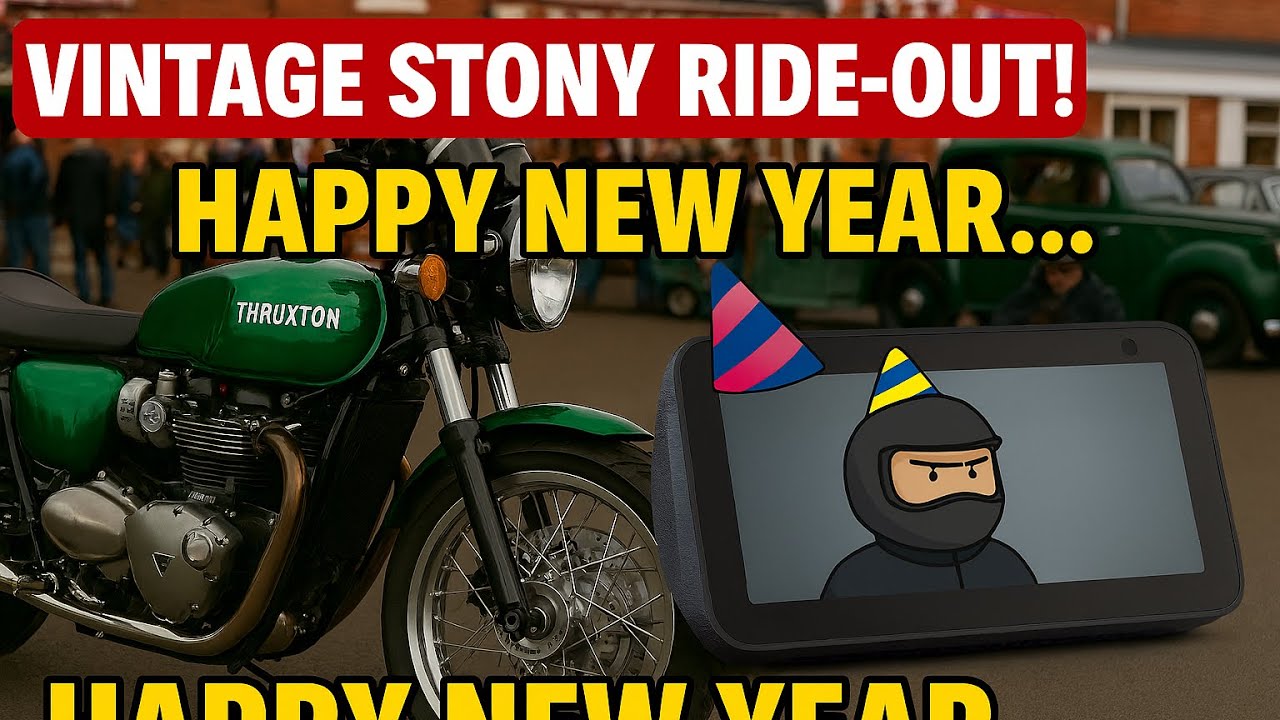 Happy New Year, not from Alexa as she is in a mood already this year so off to a vintage bike show 