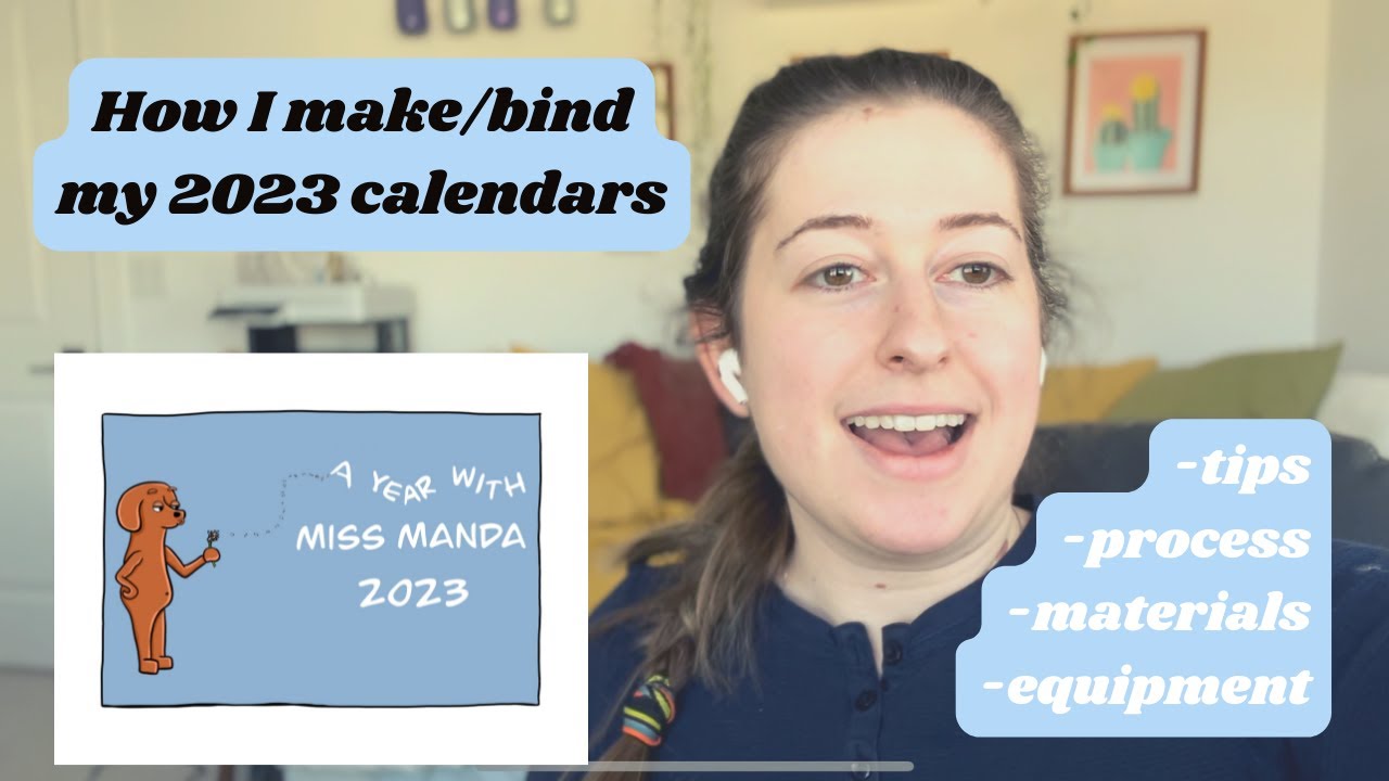 How to use a binding machine to make a wall calendar
