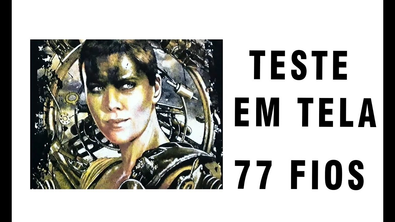 Testando Poliéster 77 fios