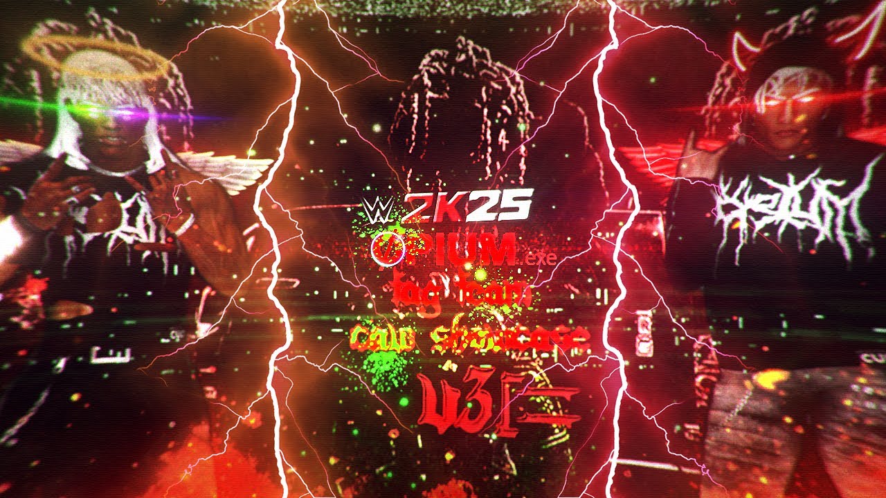 WWE 2K25: ⛧0̸0̸pium!.ex̑̈e⛧ 🤮🦠 | Tag Team CAW Showcase