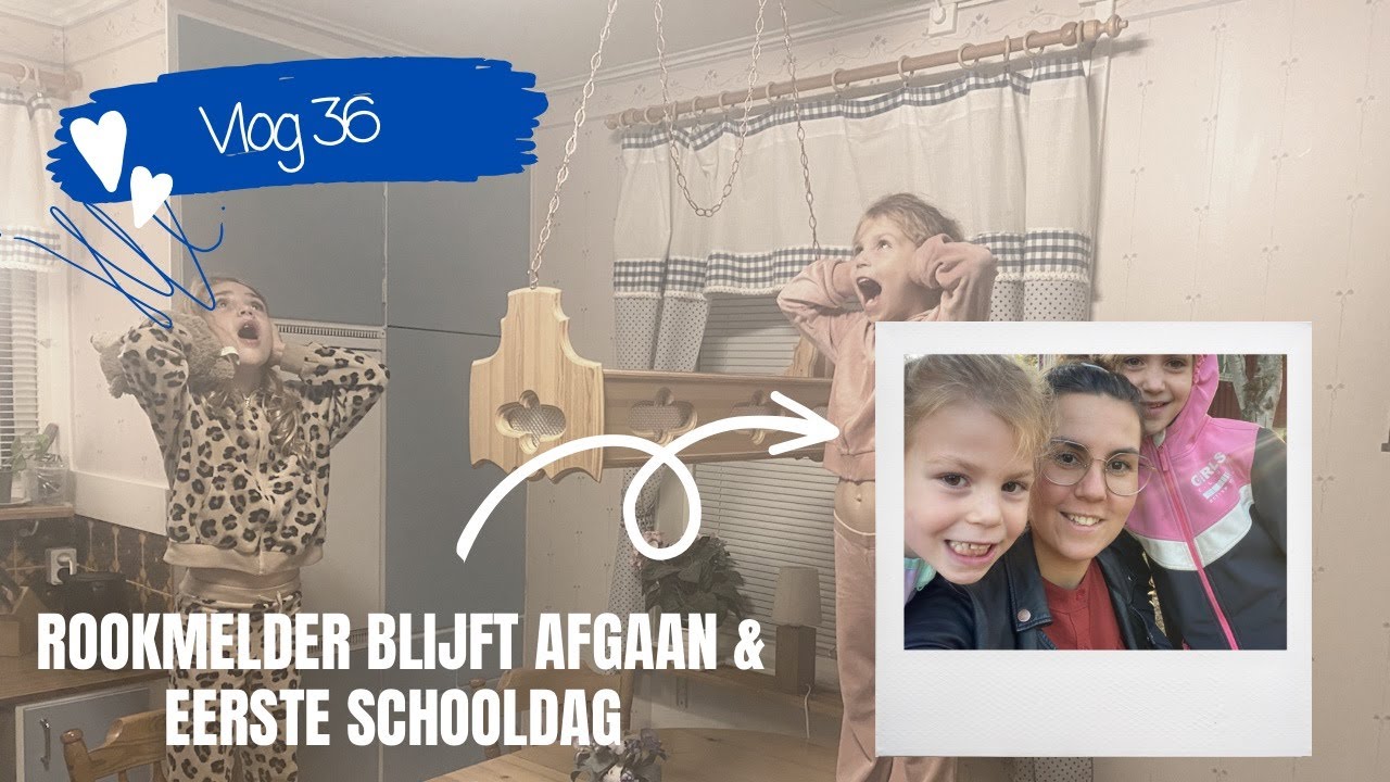 ROOKMELDER blijft afgaan! | EERSTE Schooldag | Emigreren naar Zweeds LAPLAND!