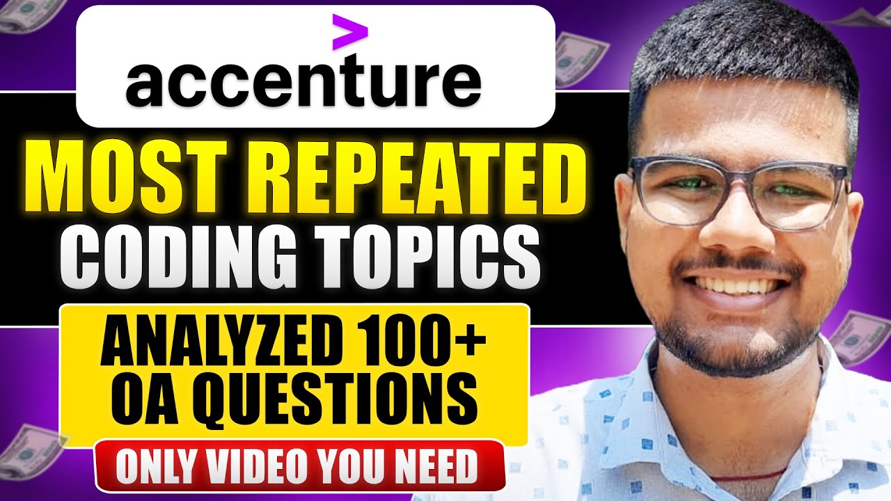 Accenture Most Repeated Coding Topics | 100+ Questions Analyzed