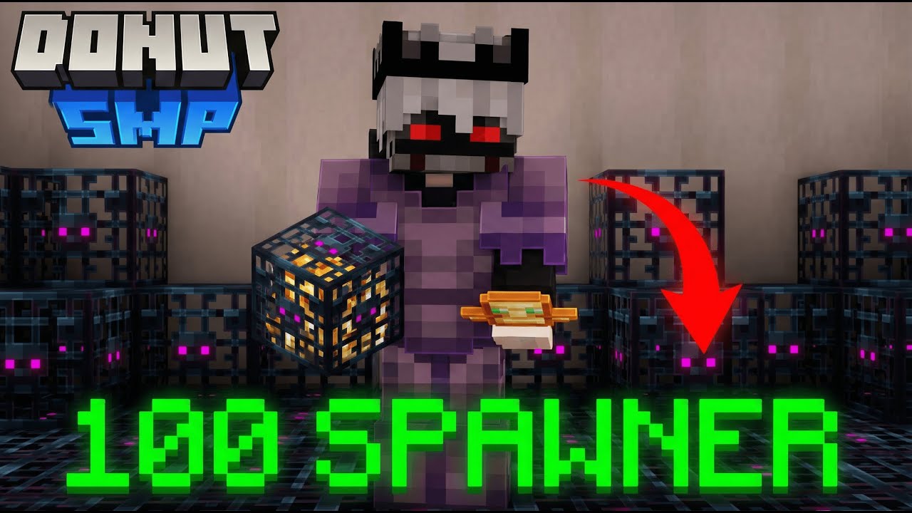 100 Spawner Bulduk! - Donut SMP