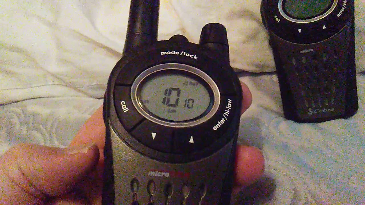Cobra PR3850WX microTALK FRS/GMRS walkie talkie Flea Market score $5