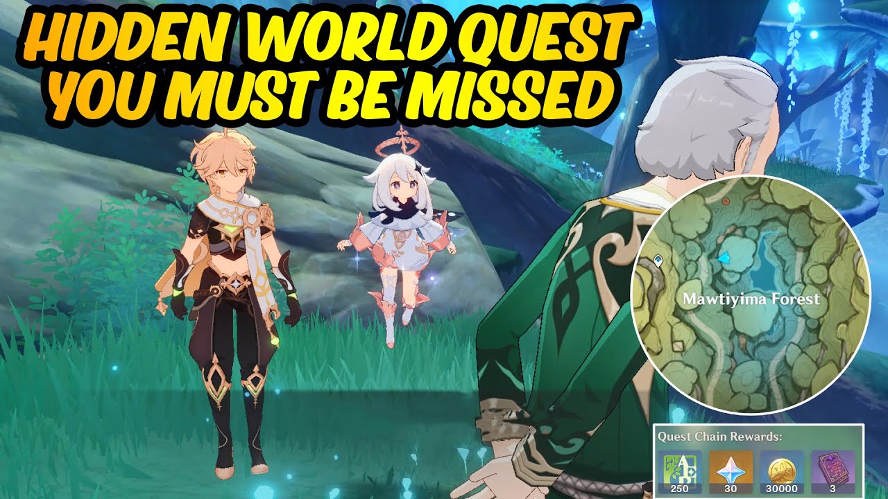 Mawtiyima Forest Hidden World Quest || Genshin Impact