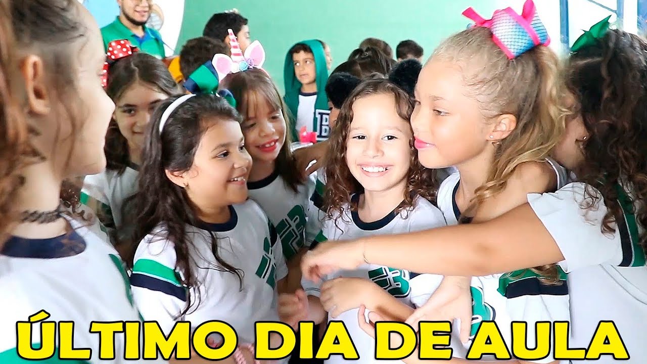 O ÚLTIMO DIA DE AULA SE DESPEDINDO DAS MINHAS AMIGAS