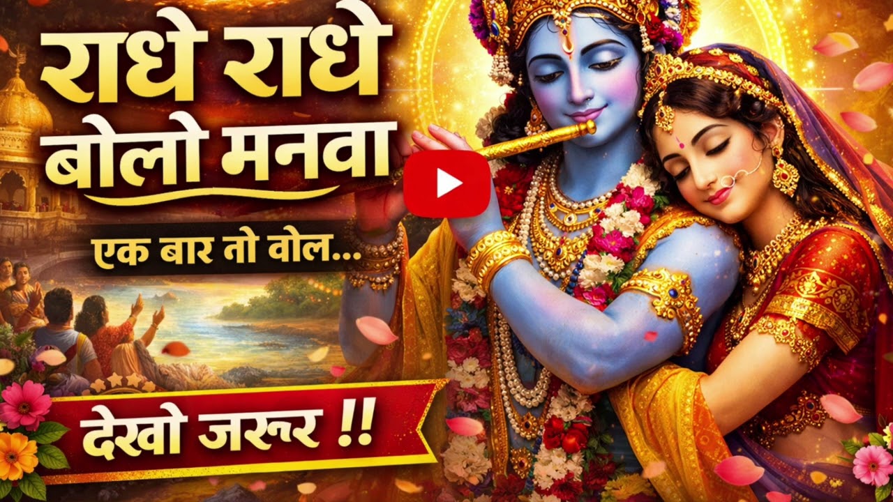Radhe Radhe Bolo Manwa. Radha Aur Krishna Ji Ka Bahut Hi Madur Bajan