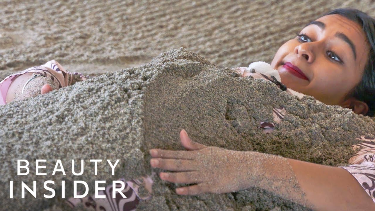I Tried A Japanese Hot Sand Bath To Help Ease My Stress | Beauty Explorers