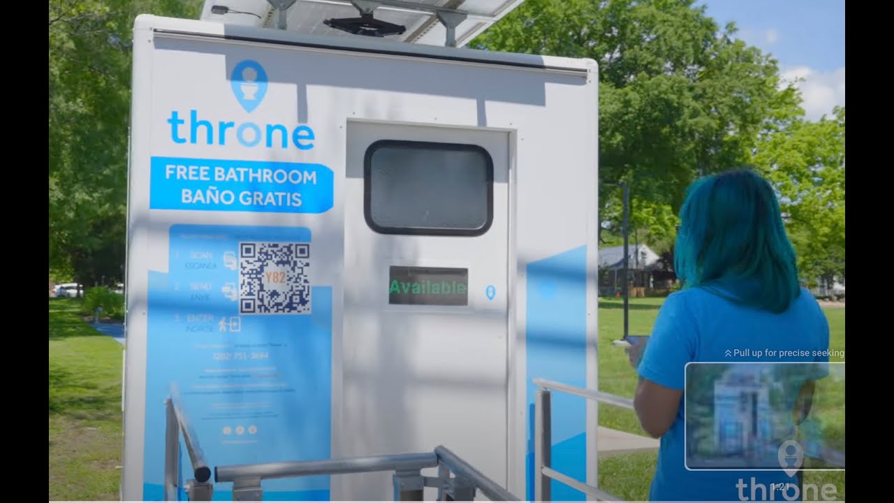 THRONE Smart Bathroom Experience | Access with Smartphone | Commercial Business Video Production