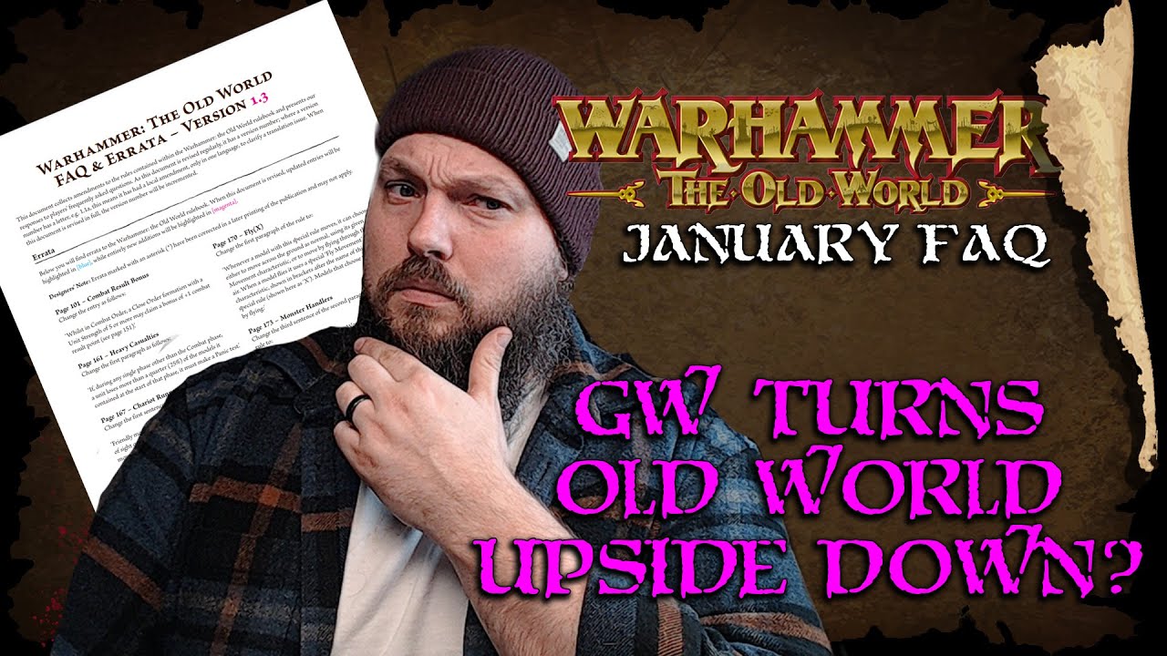 January FAQ & Errata 1.3 - The Old World Guides - Warhammer Fantasy