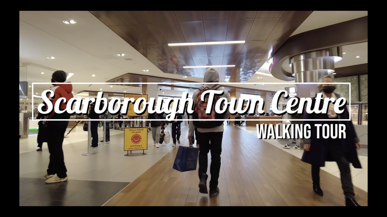 🇨🇦 SCARBOROUGH TOWN CENTRE walking tour | Scarborough, Ontario, Canada. April 2022 [4K]