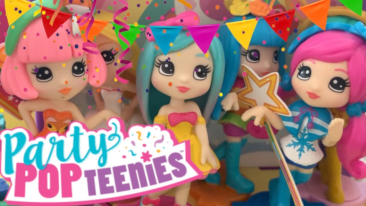 Party POPteenies Surprise Dolls |  Confetti Party Poppers with Poptastic Surprises