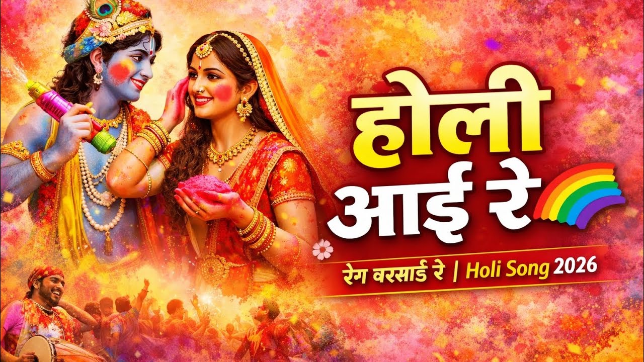 होली आई रे | रंग बरसाई रे | Radha Krishna Holi Song 2026