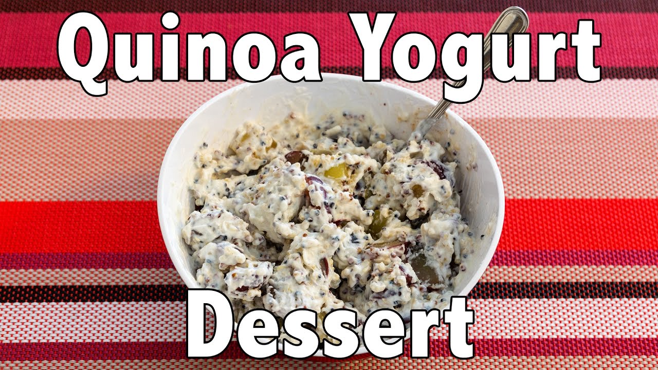 Quick & Healthy Quinoa Yogurt Dessert - Snack or Breakfast