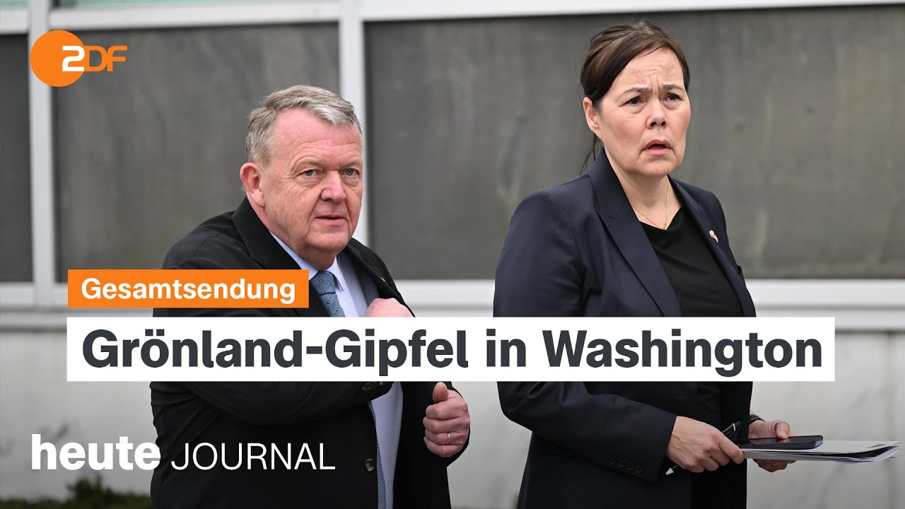 heute journal vom 14.01.2026 Zukunft Grönlands, Lage in Iran, Fehlverhalten bei der Bundeswehr