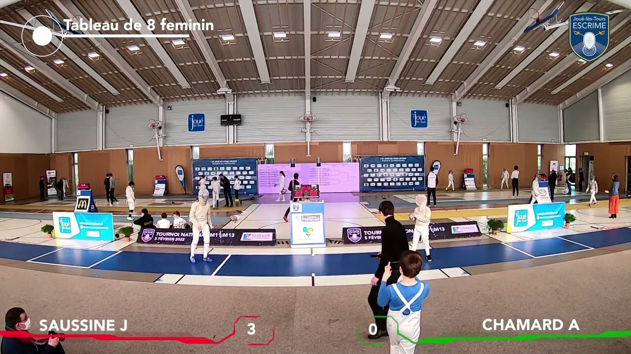Tournoi National Sabre M11 & M13 - Streaming