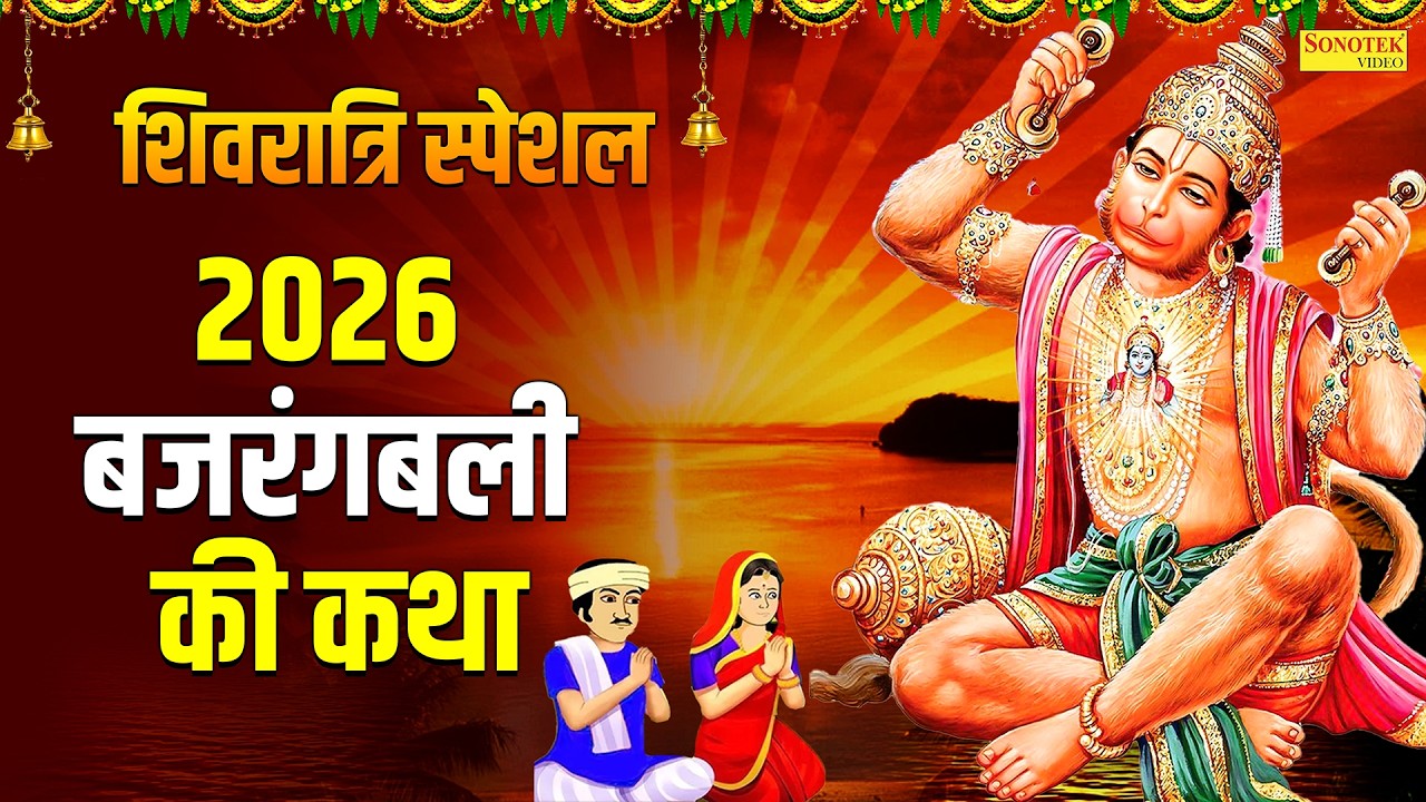 2026 शिवरात्रि स्पेशल~ 2026 बजरंगबली की कथा | भगवान शिव कथा | 2026 हनुमान कथा, Hanuman Katha Song