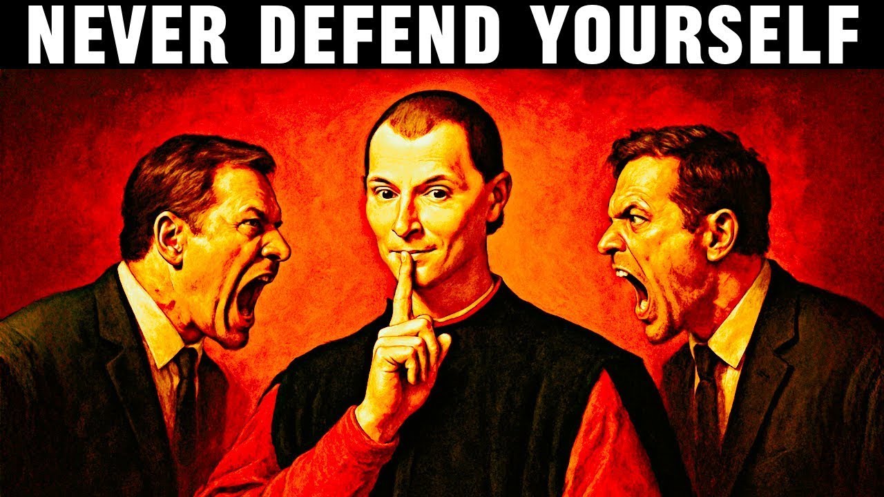 Never Defend Yourself – Let Them Collapse in Your Silence | Machiavelli Warned Us