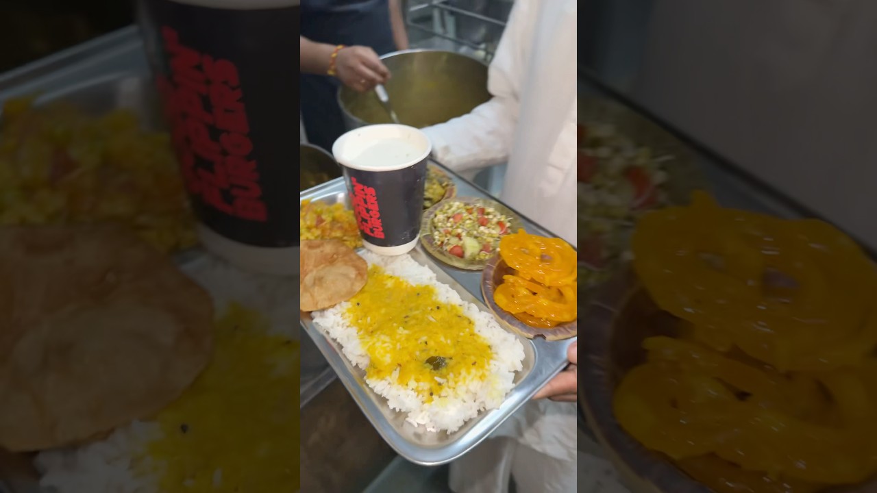 Today&rsquo;s delicious, Prasad ISKCON temple #shortvideo #food #hindutemple #lunch 🌸🌷🙏🏼