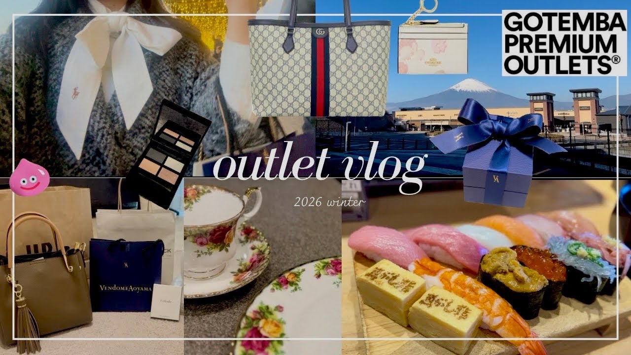 [OUTLET VLOG] Gotemba Outlets | Winter Sale Loot! | Bags, Accessories, and Tableware Purchases | ...