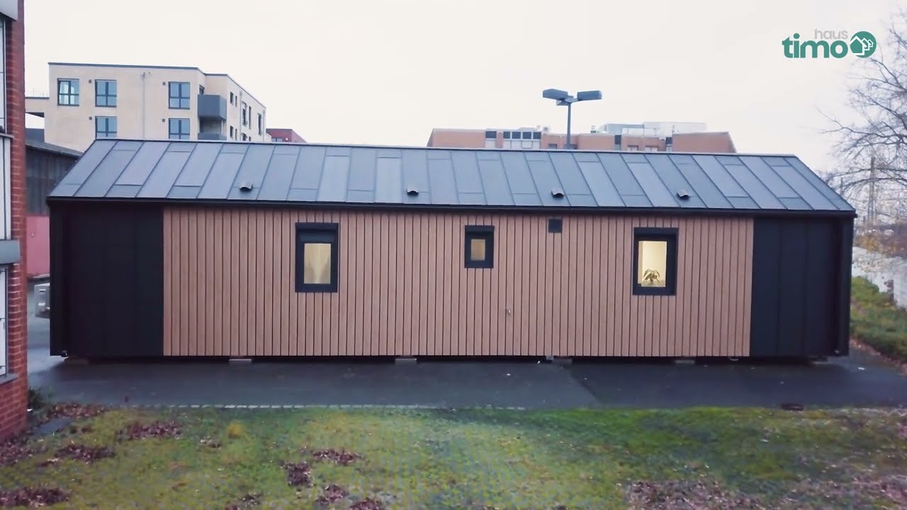 Rundgang: PREMIUM Modulhaus I-15 als EFFIZIENZHAUS 40! Energiesparend & super bequem! - timo-haus.de