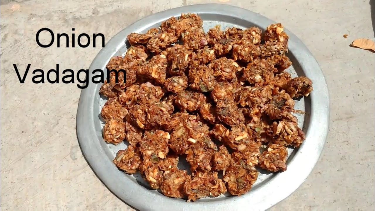 Onion vadagam recipe in Tamil / வெங்காய வடகம்/ summer special