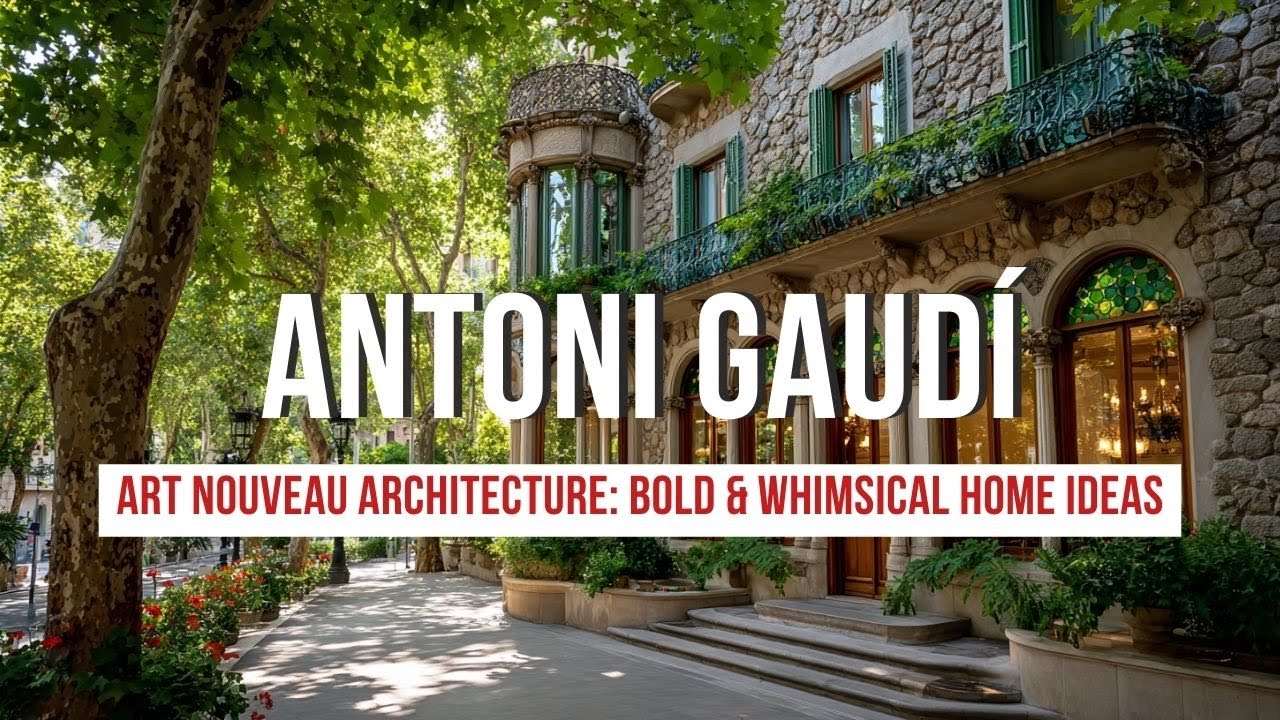 Antoni Gaud&iacute;&rsquo;s Organic Art Nouveau Architecture  Bold & Whimsical Home Ideas