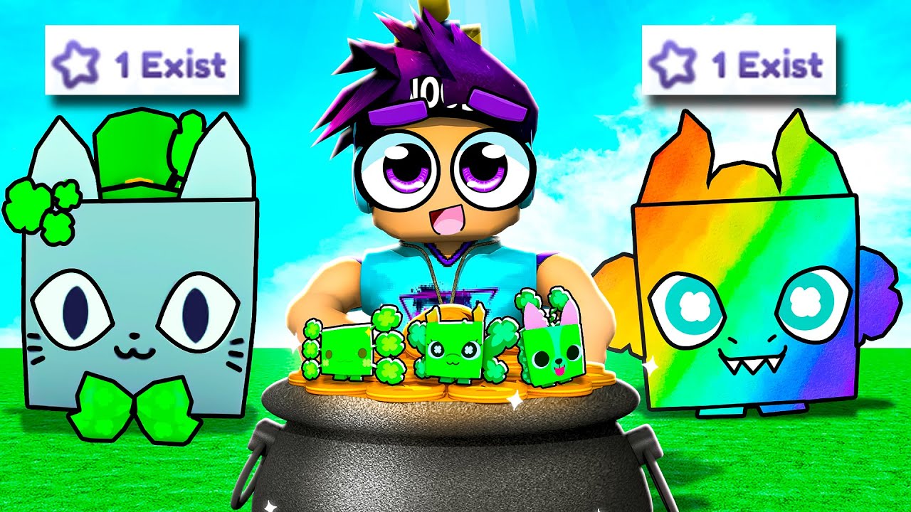 1-й, кто получит ВСЕХ питомцев в обновлении «Святой Патрик»! (Pet Sim X)