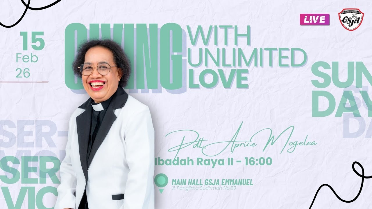 IBADAH RAYA II - GSJA EMMANUEL KARANGPLOSO || 15 FEB 26