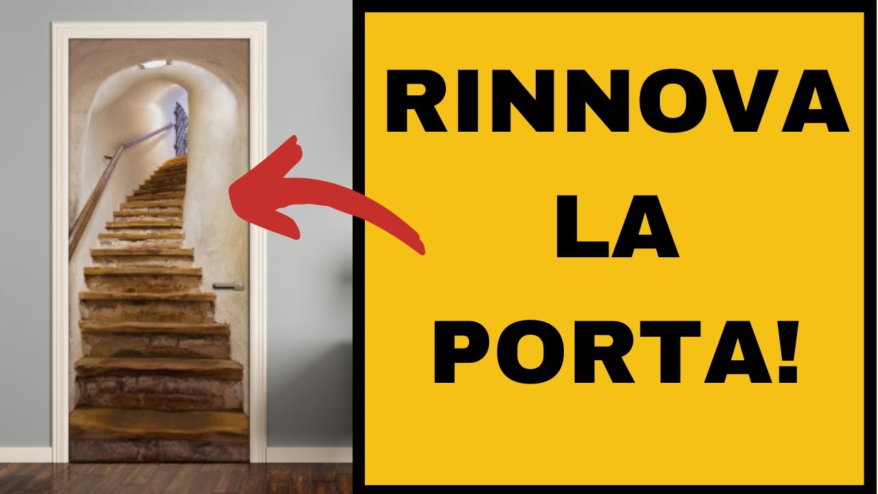 Come trasformare una porta con gli adesivi