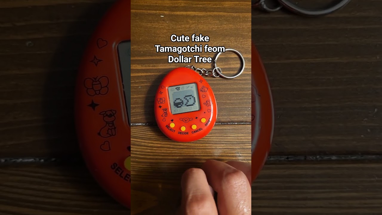 Cute fake tamagotchi from the dollar tree!😁 #shorts #cute #trending