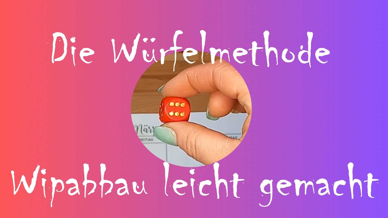 So baue ich meine Wip´s ab