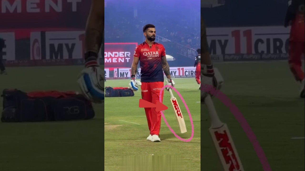 The Real Cost Of Virat Kohli's RCB Kit & MRF Bat! 🏏👑