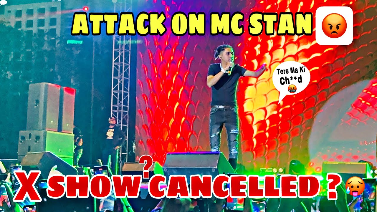 Socha na tha @mcstanofficial666 Par Attack hoga 😱 BASTI KA HASTI  HYDERABAD SHOW CANCELLED