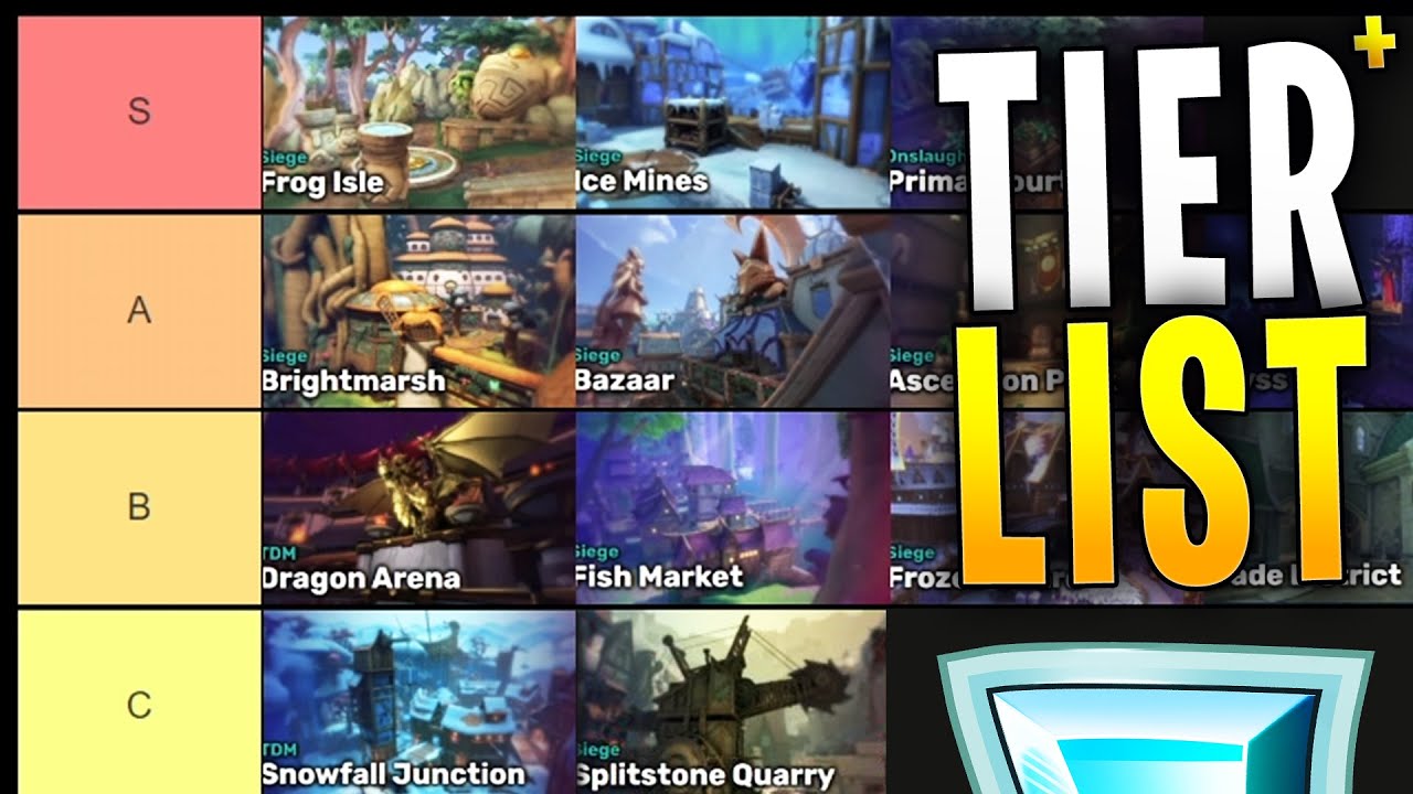Paladins All Maps Tier List - Ranked