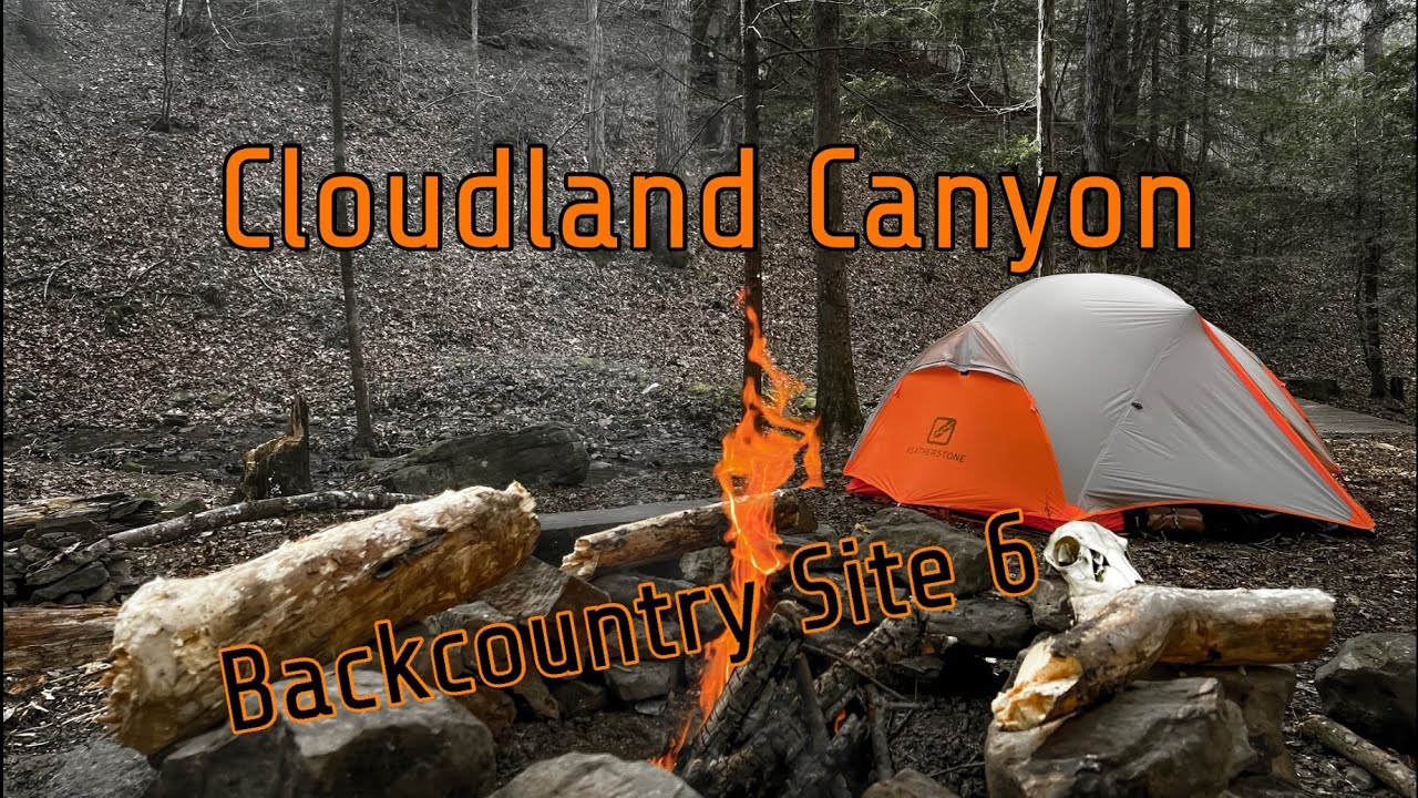 Cloudland Canyon Backcountry 6 with Family (iPhone Video)