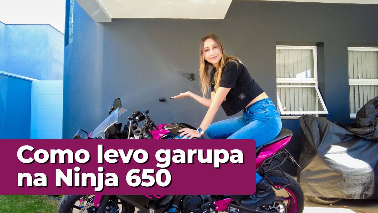 COMO LEVO GARUPA NA MINHA NINJA 650? | por Day Miguel ♥︎