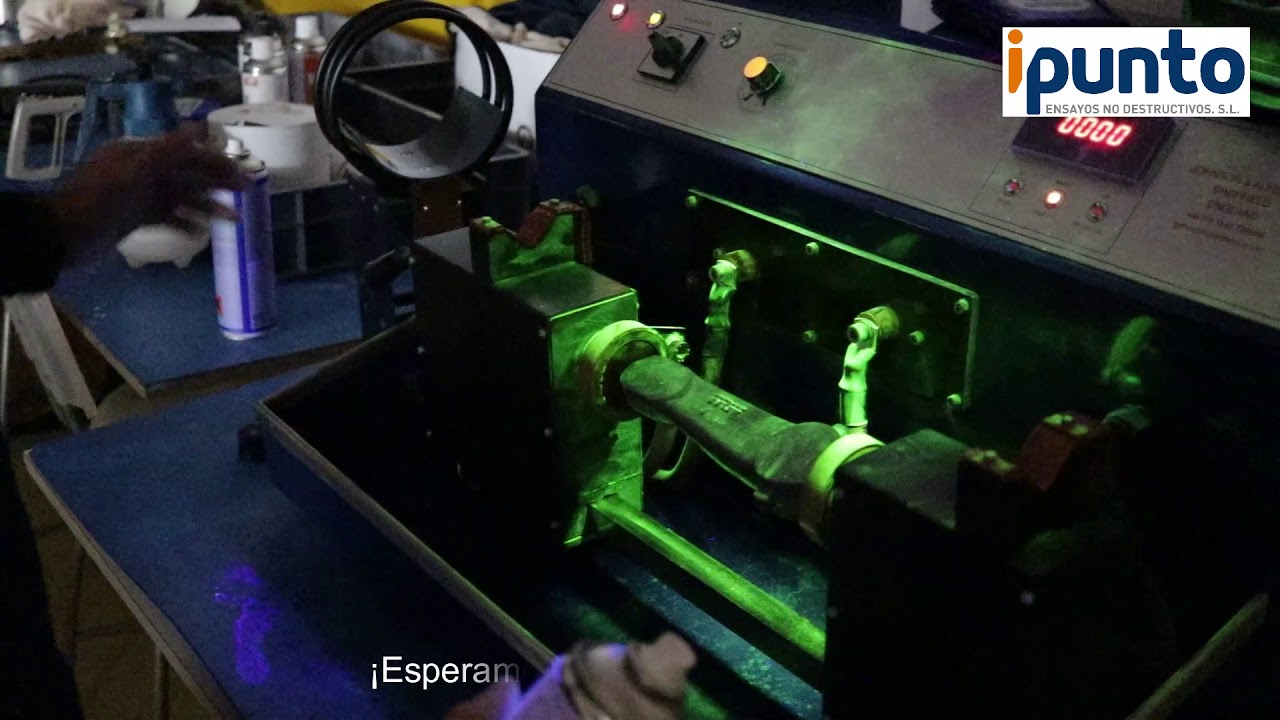 Ensayos no destructivos. Partículas magnéticas. Magnetización directa o entre cabezales